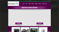 Desktop Screenshot of begra.sk